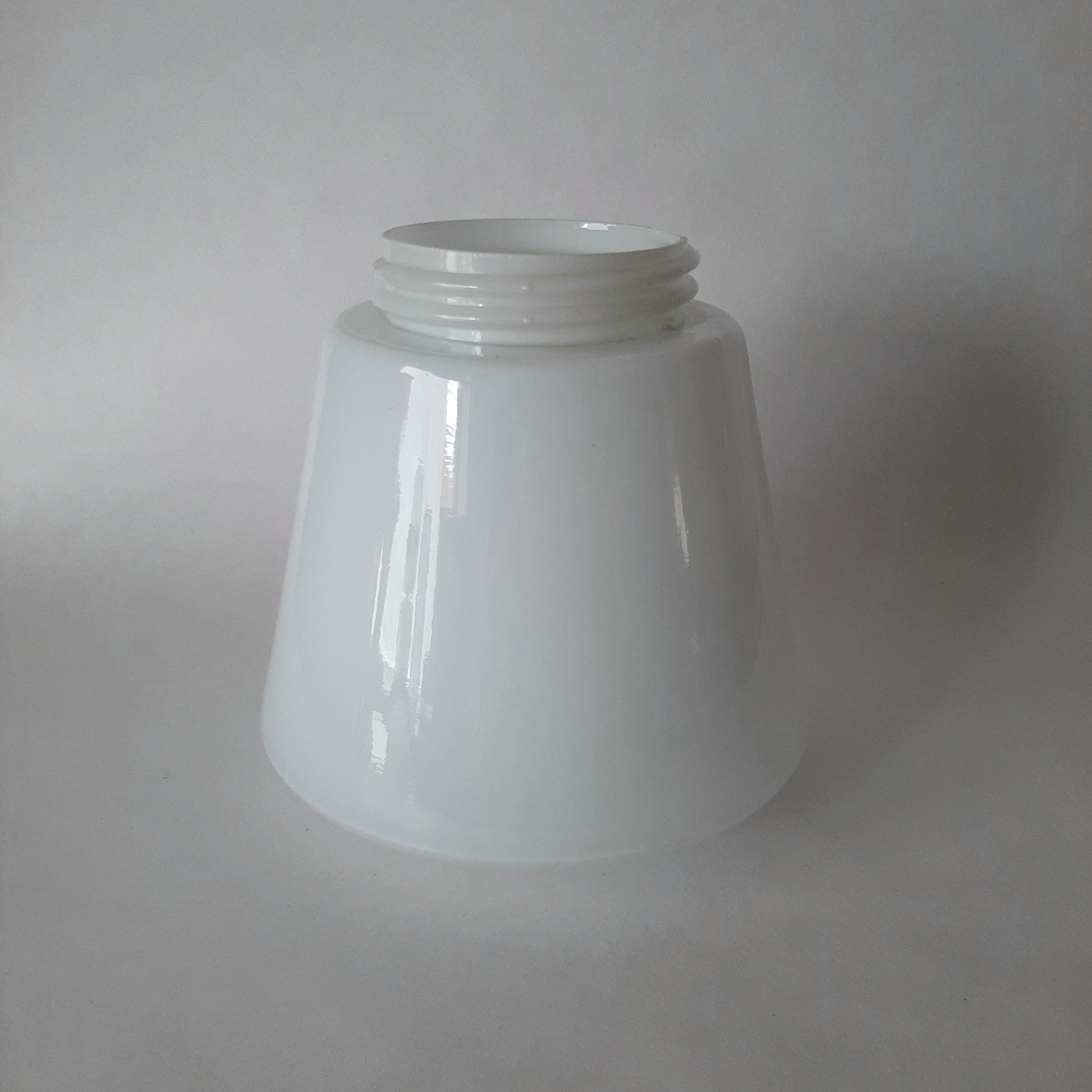 Jaren 30 lampenkap opalineglas | Art Deco glazen schroefbol | Lampenkap ter vervanging