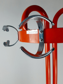 Vintage jaren 70 Brabantia kapstok | Oranje staande kapstok