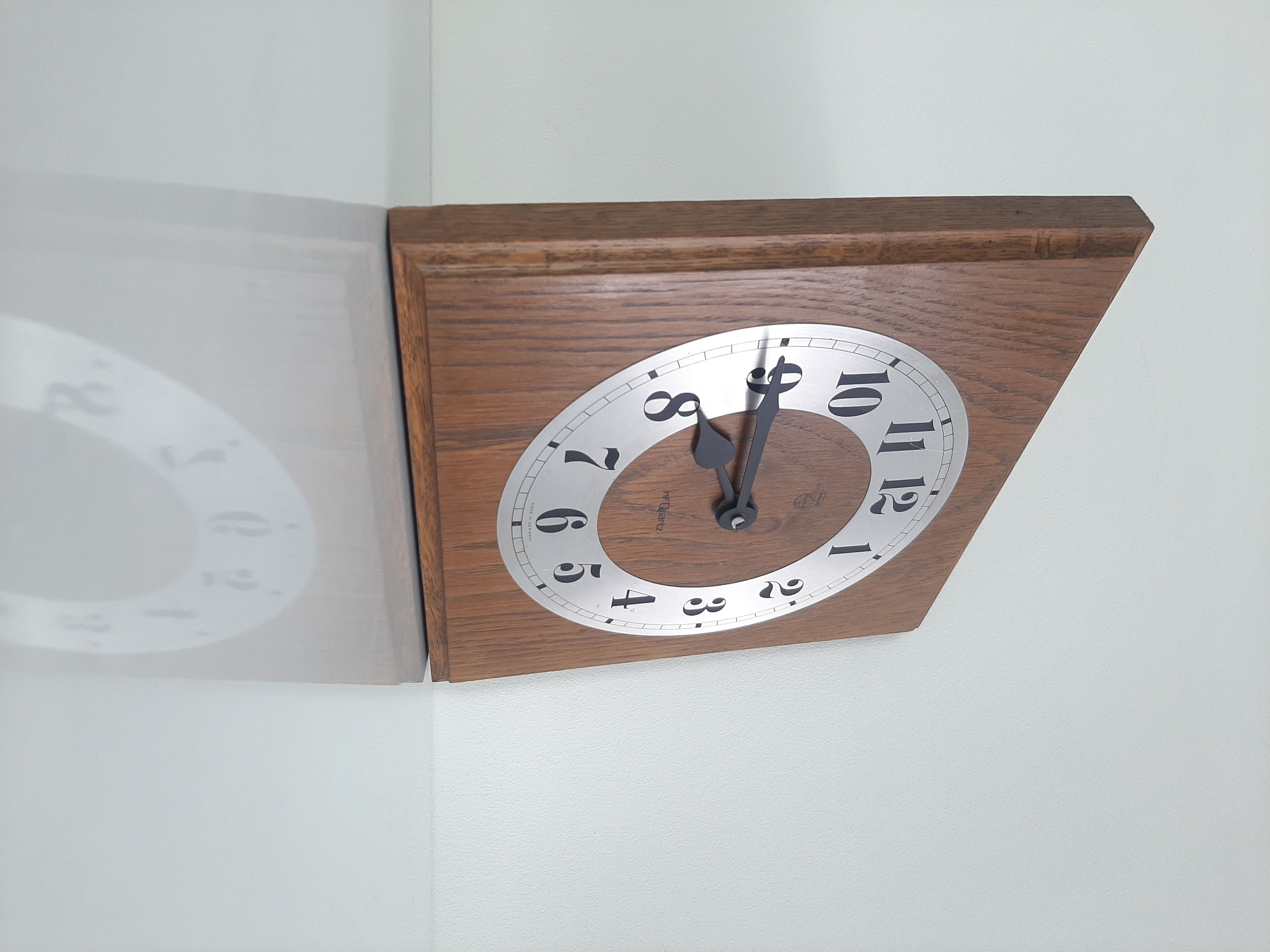 Wandklok Philips | Vintage houten klok | Philips HR5581 | HF Quartz