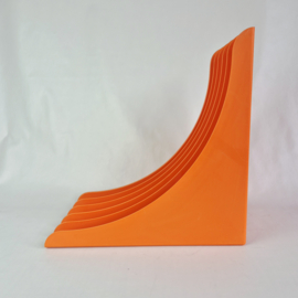 Vintage Oranje LP Rek Schweizer Design Germany