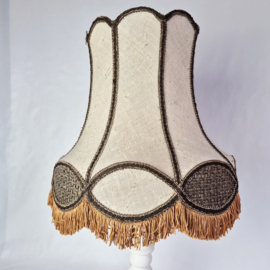 Vintage lampenkap met franjes