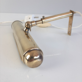 Vintage messing schilderijlamp | Wandlamp | Accentverlichting messing