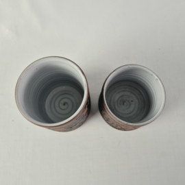 Wattisfield Ware Suffolk Set van 2 Vazen uit de jaren 60