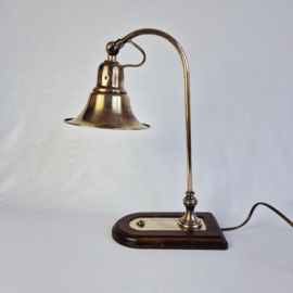 Vintage Messing bureaulamp