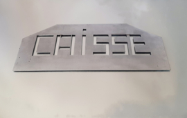 Art Deco bord Caisse | Origineel Art Deco uithangbord | French Art Deco sign