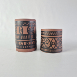 Wattisfield Ware Suffolk Set van 2 Vazen uit de jaren 60