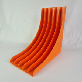 Vintage Oranje LP Rek Schweizer Design Germany