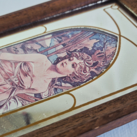 Art Nouveau Spiegel Éveil du Matin | Alphonse Mucha