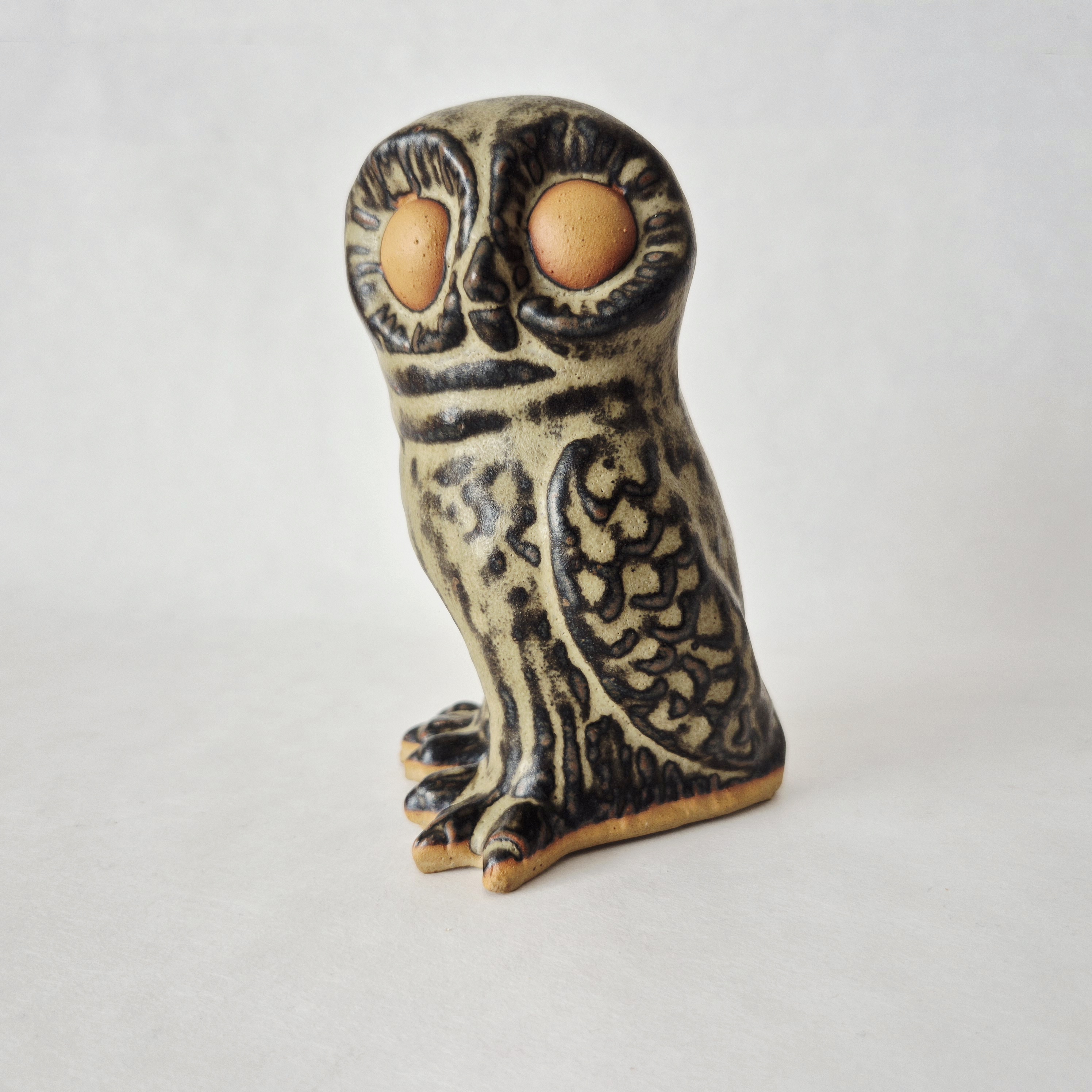 Tremar UK keramische spaarpot uil | Vintage spaarpot | Dieren spaarpot | Tremar studio pottery