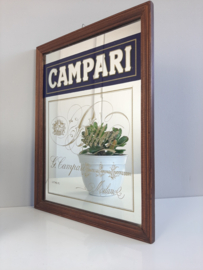 Vintage spiegel Campari | Reclamebord | Campari Italy