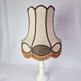 Vintage lampenkap met franjes