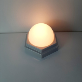 Prachtige vintage design plafondlamp Herda, jaren 80 plafonniere