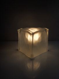 Vintage Ikea ijsblok tafellamp | TYP B0012 | Iviken "Ice Cube"