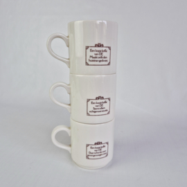 Vintage mokken Villeroy & Boch - Douwe Egberts