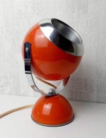 Vintage Space age | Jaren 70 oranje Eyeball | Tafellamp