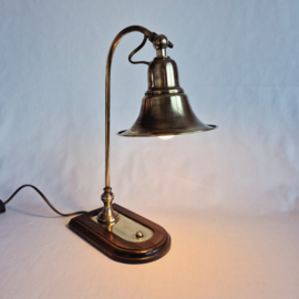 Vintage Messing bureaulamp