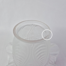 Jaren 50 lampenkap glas in Art Nouveau stijl