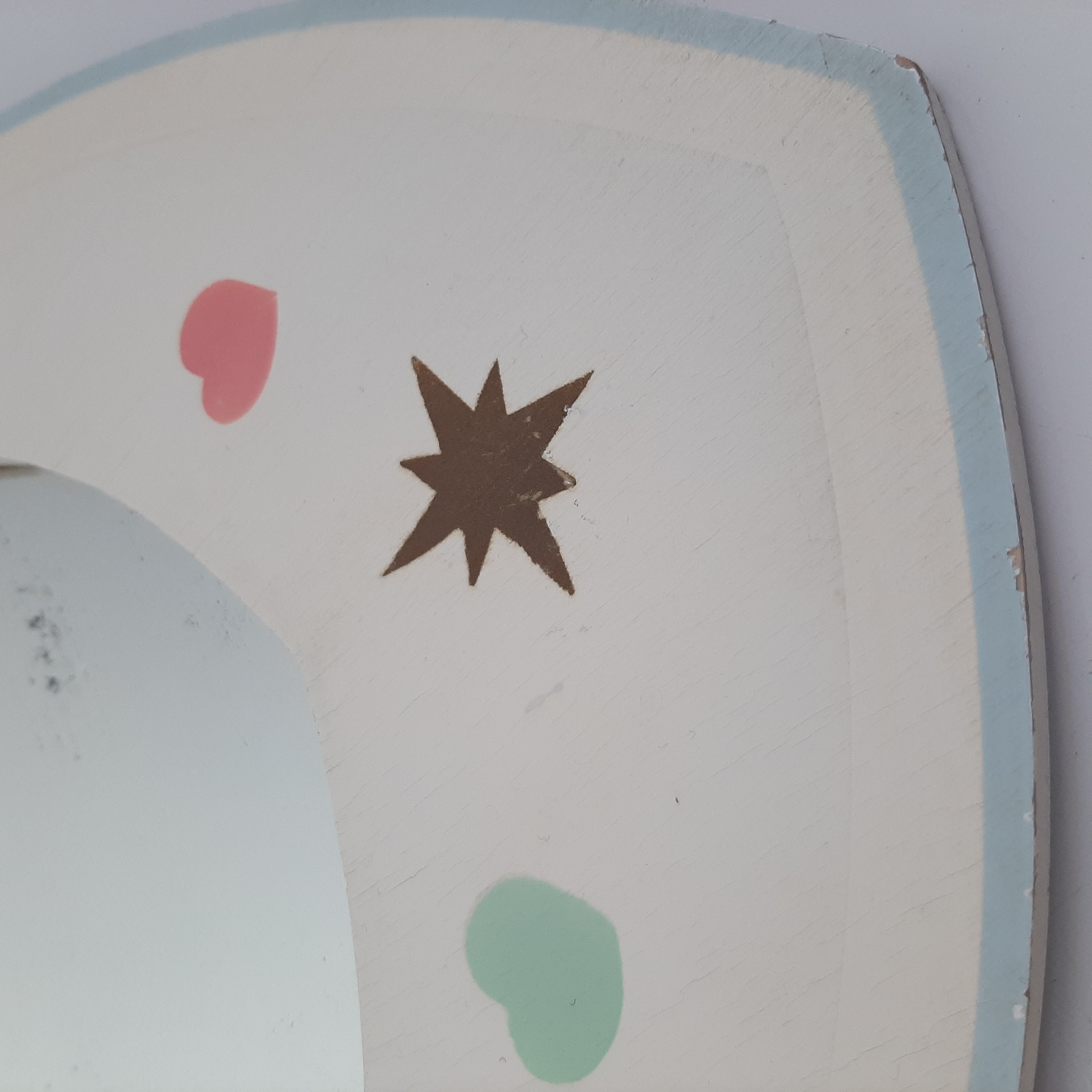 MCM spiegel | Midcentury modern wandspiegel hout | Vintage spiegel voor meisjes