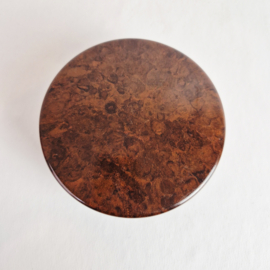 Vintage bakelieten pot 'Wees slim, koop glim' | Philite