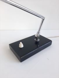 Vintage tafellamp, bureaulamp, leeslamp, jaren 70 lamp, HECA Edam Holland