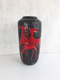 Vintage vaas W-Germany | 553-52 | Fat lava | MCM | West Germany