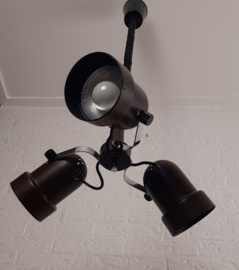 Vintage hanglamp met 3 lichtpunten, modernistische kroonluchter, verstelbare hoogte