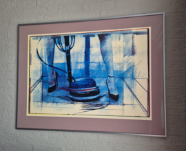 Zeefdruk Steven Scheffer | Proefdruk 1/1 | Doe de boen | Origineel kunstwerk Steven Scheffer 1981