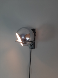 Gepo wandlamp chroom, eyeball lamp