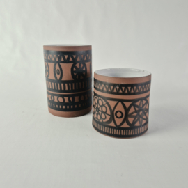 Wattisfield Ware Suffolk Set van 2 Vazen uit de jaren 60
