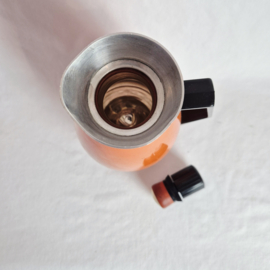 Vintage thermoskan | Jaren 70 oranje theekan