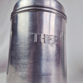 Vintage Koffie - Thee- Suiker blik van BK