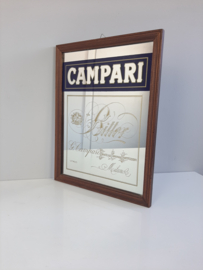 Vintage spiegel Campari | Reclamebord | Campari Italy