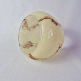 Art Deco lampenkap gemarmerd opaline glas