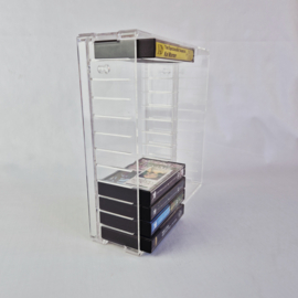 Vintage acryl casettebandjes box