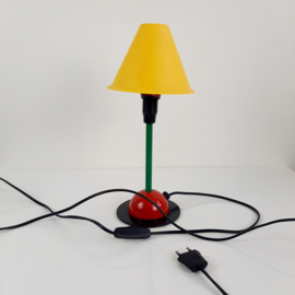Vintage ikea tafellamp memphis style, jaren 80 lampje, model B9409