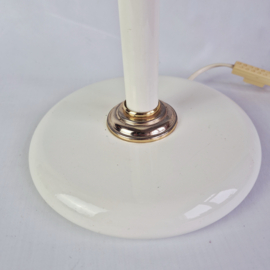 Vintage Design  Bureau Lamp Wit & Goud