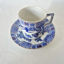 Orientaals Bone China Demitasse kop en schotel set van 4 stuks