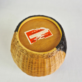 Vintage Rieten Pinguïn Mand