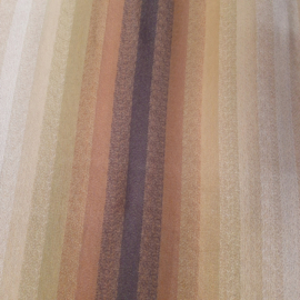Vintage gordijnen, jaren 50 raambekleding groen, bruin. 210 cm x 285 cm
