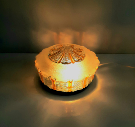 Jaren 60 plafondlamp | Bloemvormige lamp