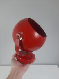 Grote eyeball wandlamp rood