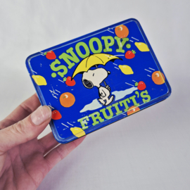 Vintage Snoopy Fruiti's blik