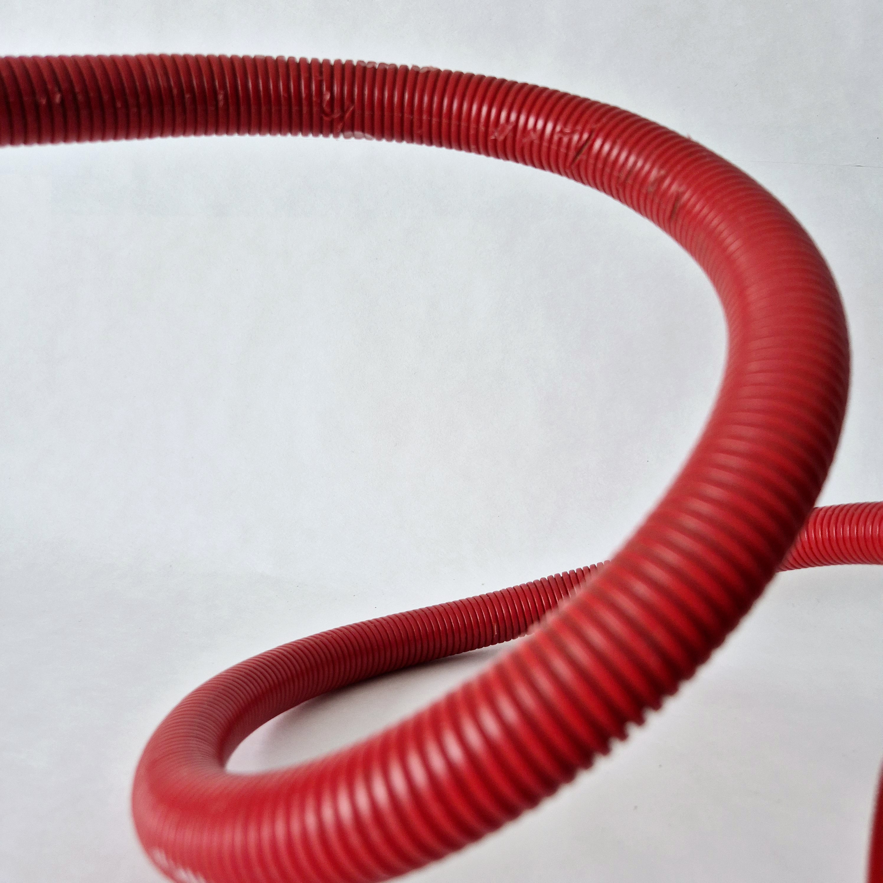Snake lamp van Isao Hosoe | Valenti - Tafellamp - Hebi | Vintage slangenlamp | Snake lamp rood of wit