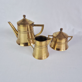 Art Deco theestel | Theeset Kallmeyer & Harjes | Art Deco jaren 30 patroon
