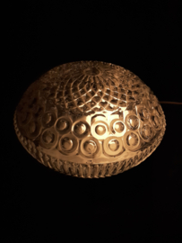 Vintage plafonniere, jaren 60 plafondlamp, helder glas