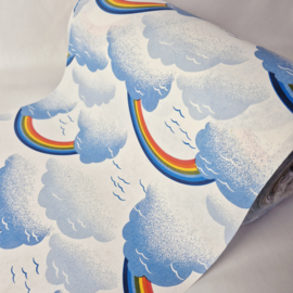 Grote rol vintage inpakpapier