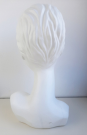 Vintage mannequin buste Twiggy | Witte Twiggy mannequin display