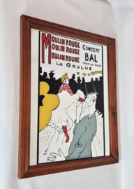 Vintage wandspiegel Moulin Rouge | Henri de Toulouse-Lautrec