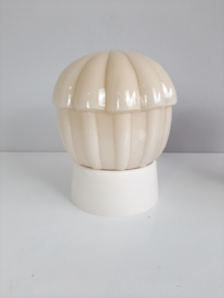 Thabur schroefbol, Art Deco plafondlamp in beige of roze