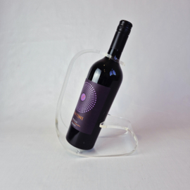 Vintage Plexiglas Wijnfleshouder | Lucite Wijnfleshouder 'ghost'
